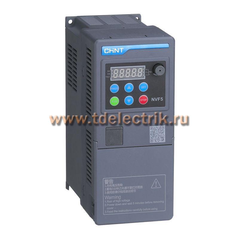 Фотография №1, Преобразователь частоты NVF5-2.2/TD2-B, 2.2кВт, 220В 1Ф , общий тип