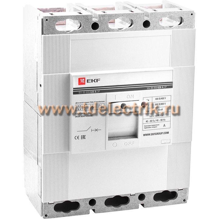Фотография №1, Выключатель автоматический ВА-99  800/1000А 3P 35кА EKF PROxima