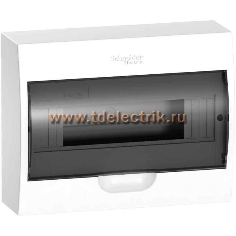 Фотография №1, Бокс навесной 1 ряд/12 мод, дверь прозрачная, IP40 Easy9