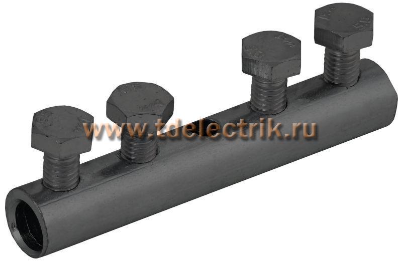 Фотография №1, Зажим соединительный прямой пр.-пр. 6-10мм оц. сталь TD IEK