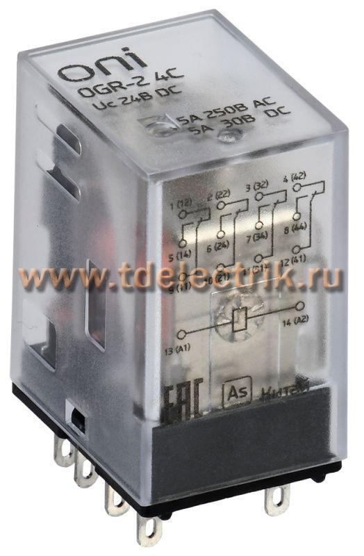 Фотография №1, Реле общего назначения OGR-2 4C 24В DC ONI