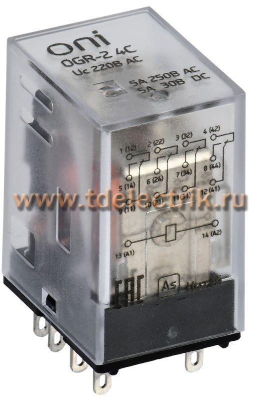 Фотография №1, Реле общего назначения OGR-2 4C 220В AC ONI