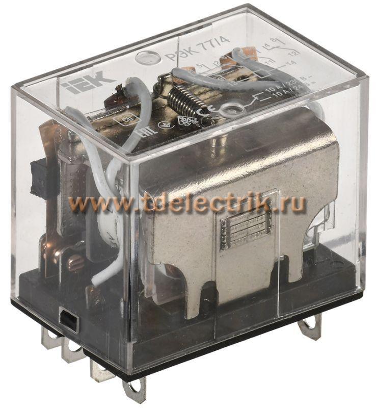 Фотография №1, Реле РЭК77/4(LY4) 10А 24В DC IEK