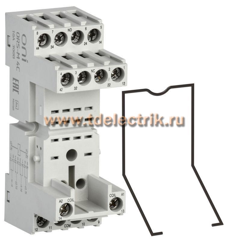 Фотография №1, Розетка ORS-M для реле ORM 4C ONI