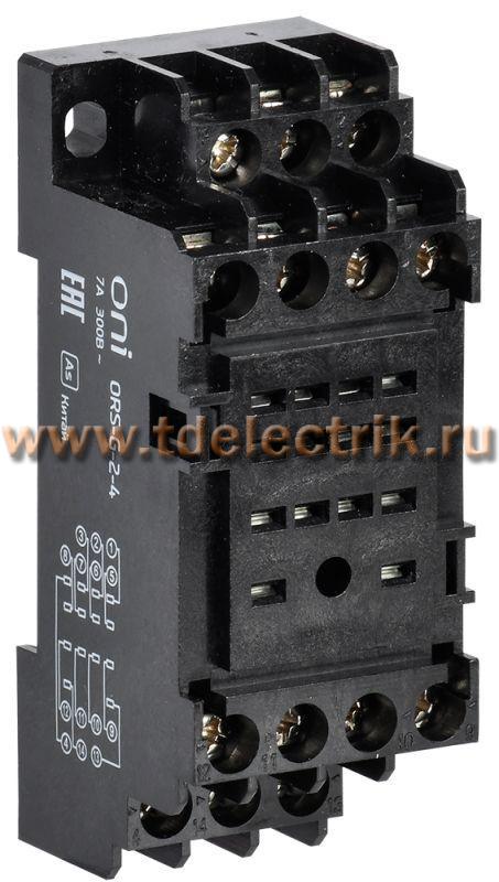 Фотография №1, Розетка ORS-G-2-4 для реле OGR-2 4C ONI