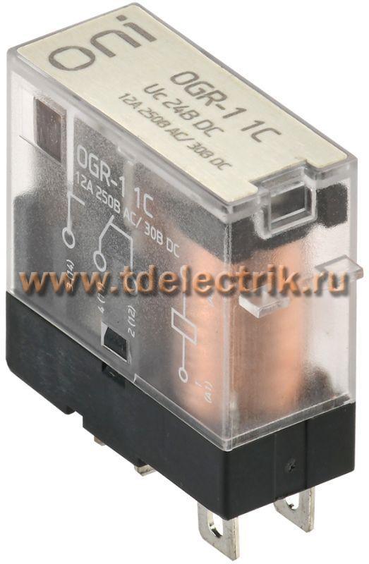 Фотография №1, Реле общего назначения OGR-1 1C 24В DC ONI