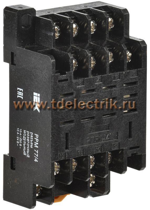 Фотография №1, Разъем РРМ77/4(PTF14A) для РЭК77/4(LY4) модульный IEK