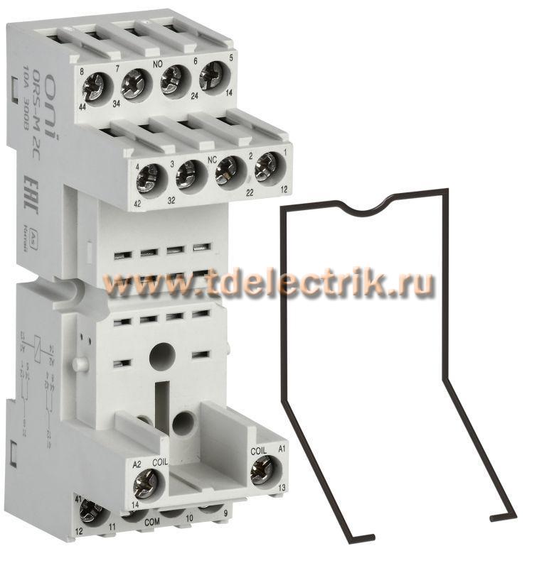 Фотография №1, Розетка ORS-M для реле ORM 2C ONI