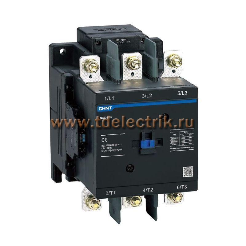 Фотография №1, Контактор NXC-630 220-240AC/DC 2НО+2НЗ 50Гц (R)