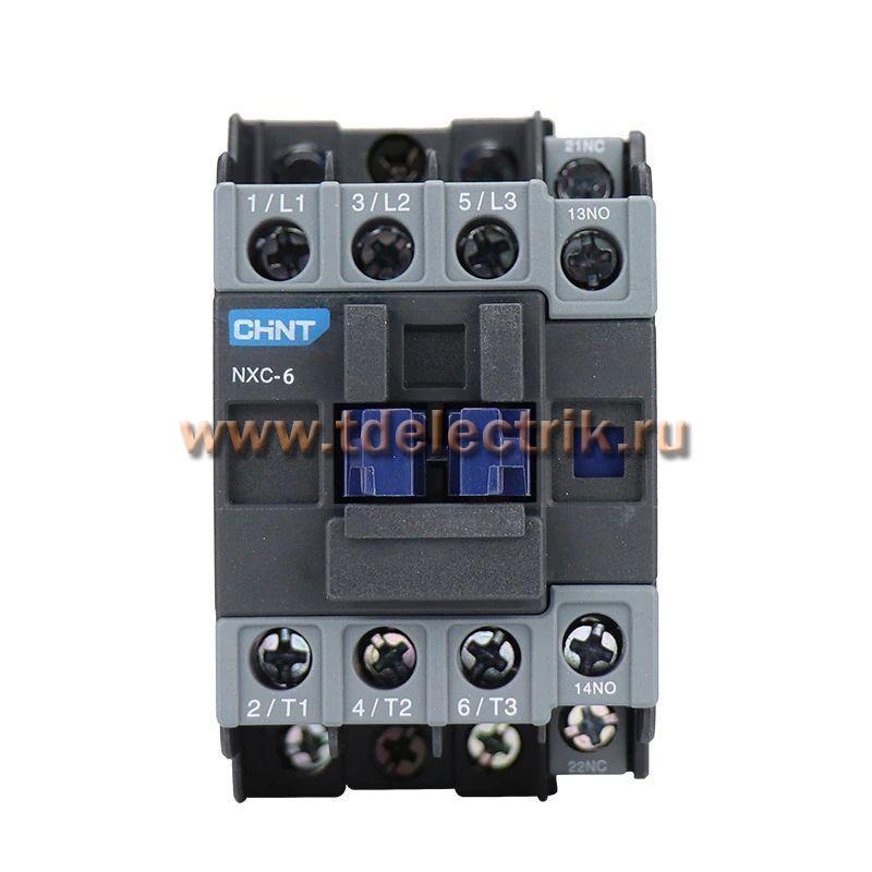 Фотография №1, Контактор NXC-06 220AC 1НО+1НЗ 50Гц (R)