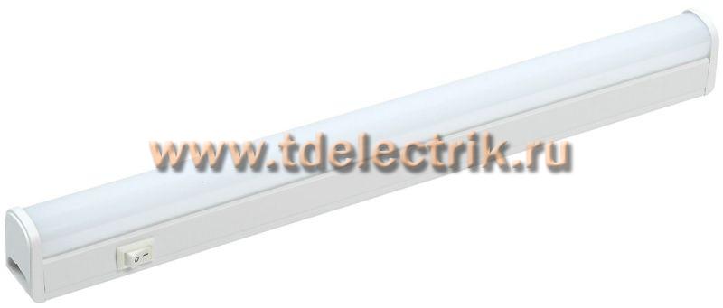 Фотография №1, Светильник LED ДБО 3001 4Вт 4000K IP20 311мм пластик IEK