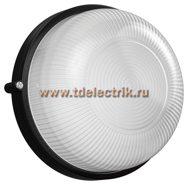Фотография №1, Светильник НПП1301 черный/круг 60Вт IP54 IEK