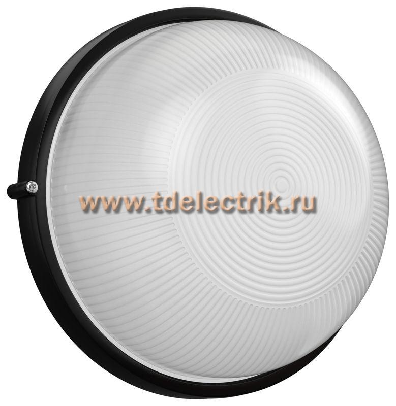 Фотография №1, Светильник НПП1101 черный/круг 100Вт IP54 IEK