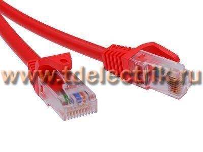 Фотография №1, Патч-корд неэкранированный CAT 6 U/UTP 4х2, LSZH, красный, 0.5м