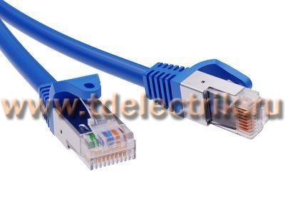 Фотография №1, Патч-корд экранированный CAT 5E F/UTP 4х2, LSZH, синий, 7.0м