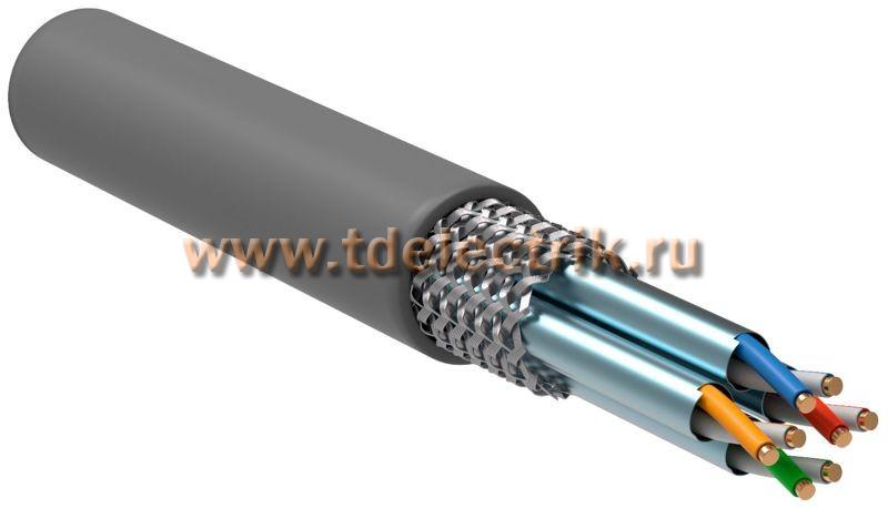 Фотография №1,  Витая пара S/FTP кат.7 4х2х23AWG solid LSZH нг(А)-HF серый (305м)