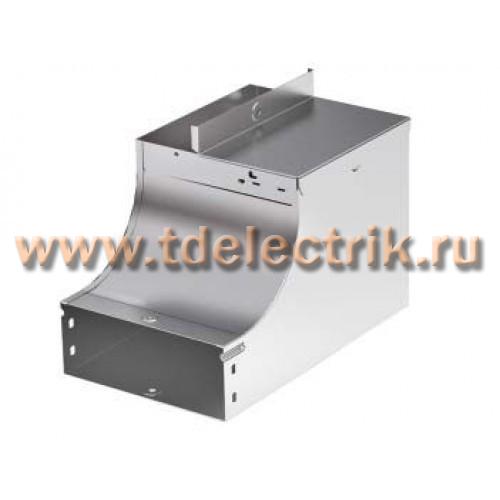 Фотография №1, Угол CSSS 90° 100/50 вертикальный внеш. переходник лев.