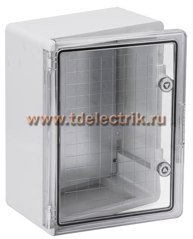 Фотография №1, Корпус пласт. ЩМПп 400х300х170мм пр. дв. УХЛ1 IP65 IEK