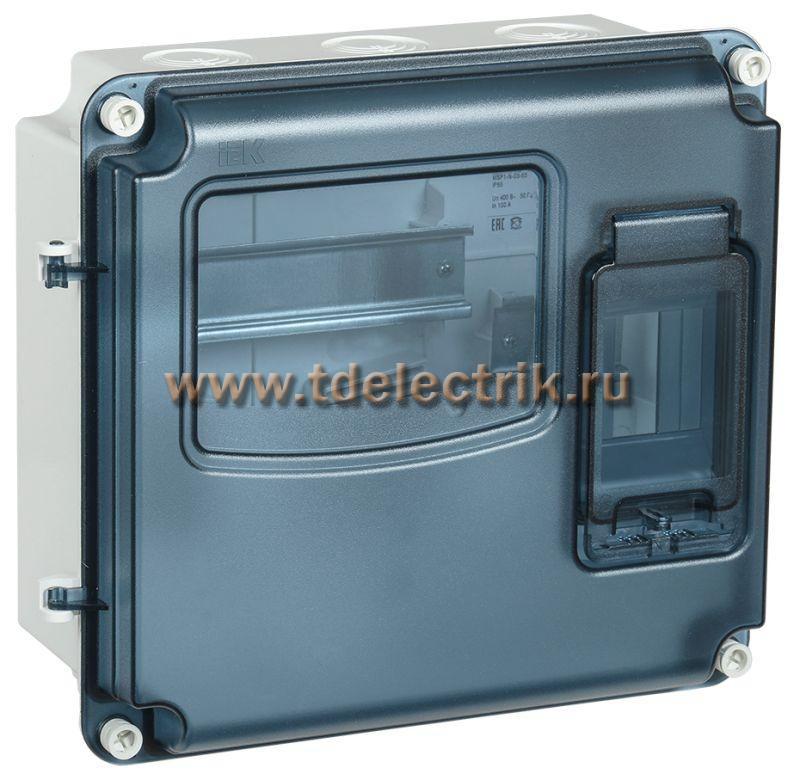 Фотография №1, KREPTA 3 Корпус пластиковый ЩУРн-П 1/3 IP66 PC IEK