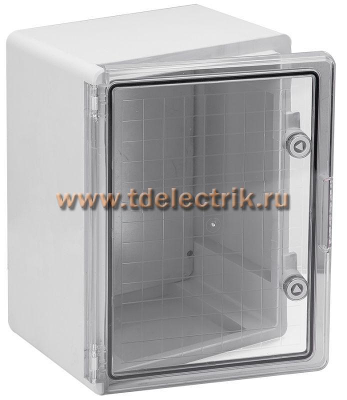 Фотография №1, Корпус пласт. ЩМПп 400х300х220мм пр. дв. УХЛ1 IP65 IEK