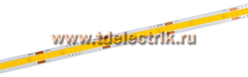 Фотография №1, Лента LED 5м COB-312LED 8Вт/м IP20 8мм 24В 4000К IEK