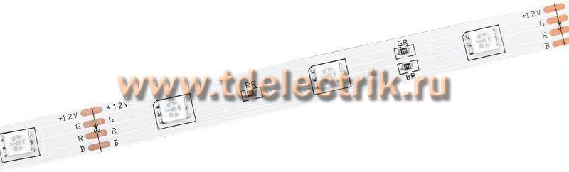 Фотография №1, Лента LED 5м LSR-5050RGB30-7,2-IP20-12В IEK