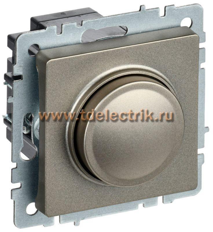 Фотография №1, BRITE Светорег. пов-наж. 600Вт СС10-1-0-БрШ шамп. IEK