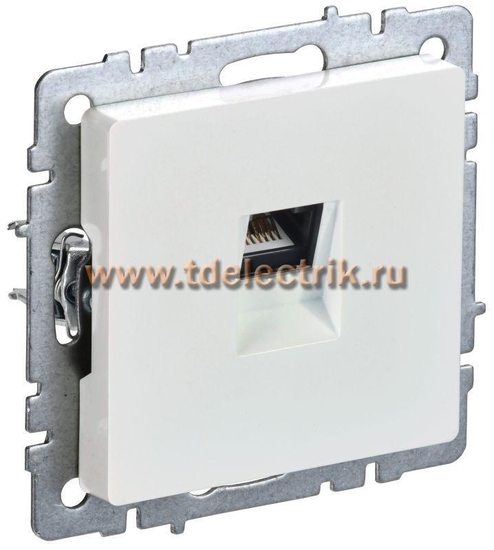 Фотография №1, BRITE Розетка комп. RJ45 кат.6 РК11-БрЖ жемч. IEK
