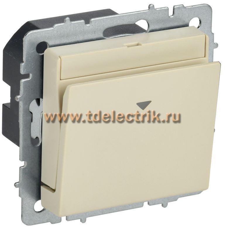 Фотография №1, BRITE Выключатель карточный 30А ВС10-1-8-БрКр беж. IEK