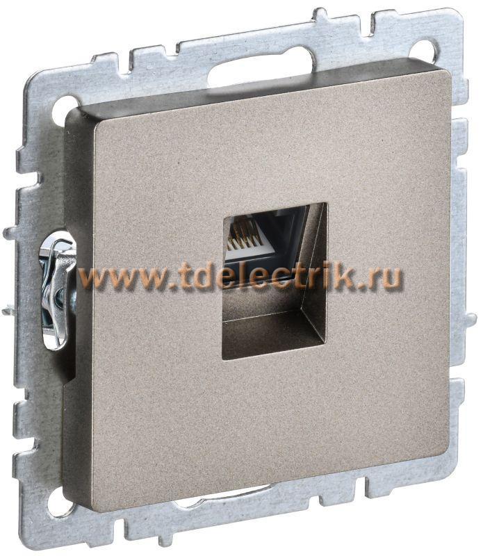 Фотография №1, BRITE Розетка комп. RJ45 кат.6 РК11-БрШ шамп. IEK