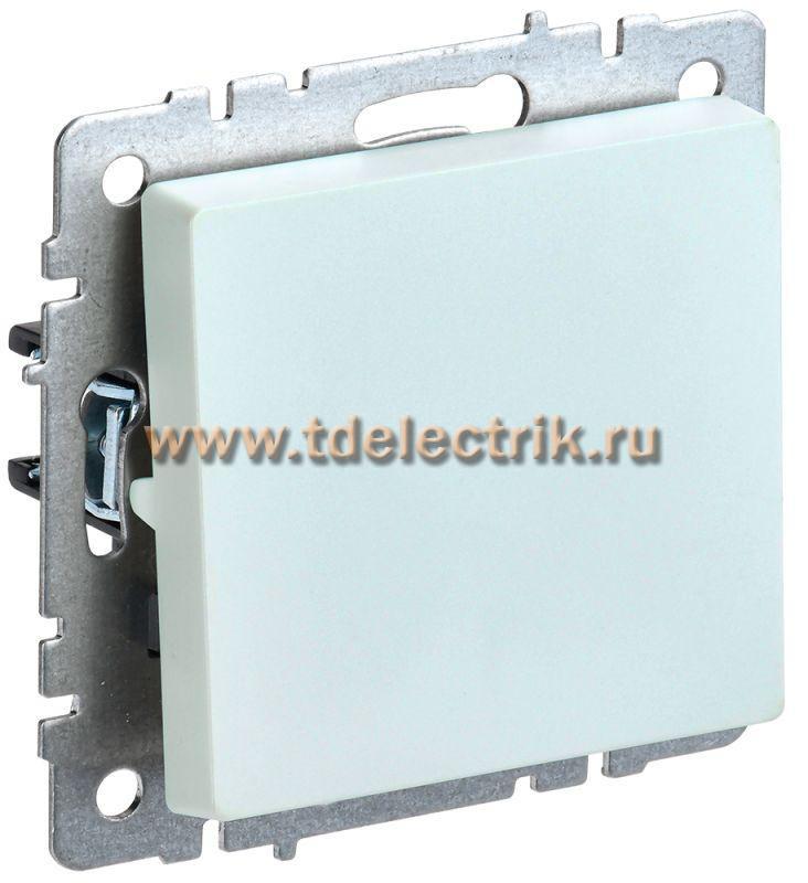 Фотография №1, BRITE Выключатель 1-кл. прох. 10А ВС10-1-6-БрЖ жемч. IEK
