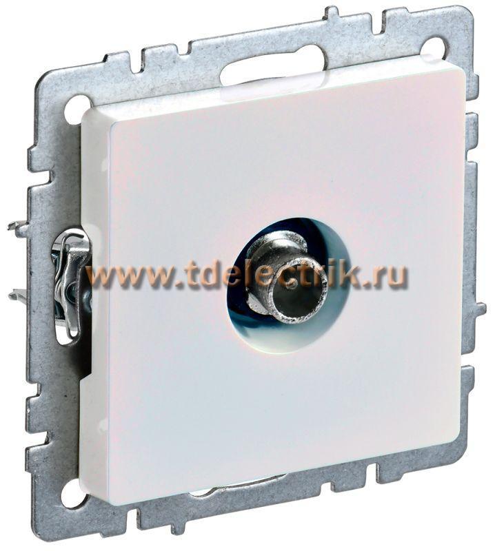 Фотография №1, BRITE Розетка TV проходная РТВ10-0-БрЖ жемч. IEK