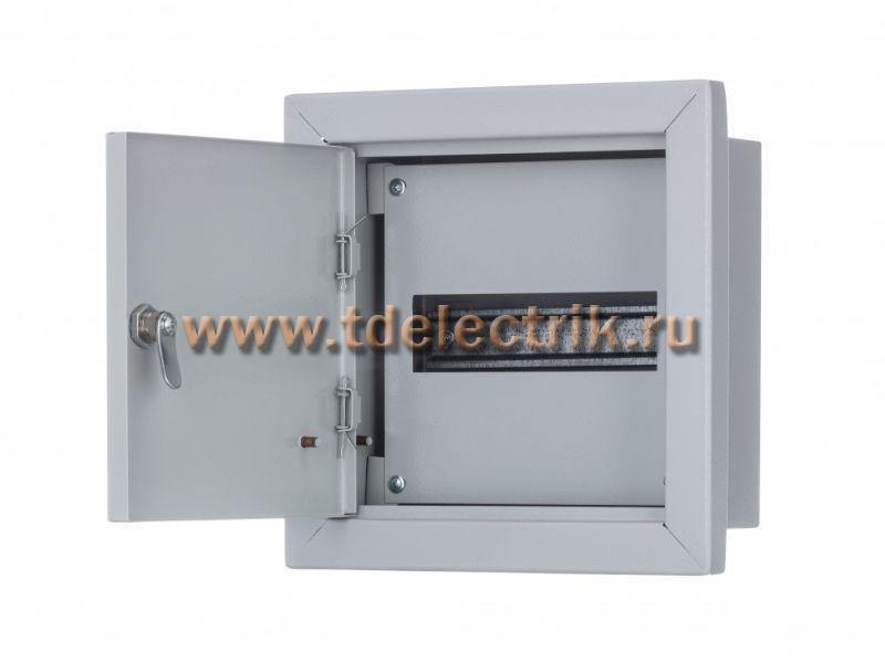 Фотография №1, Корпус металлический встраиваемый 280х280х120 12 мод. IP31 ЩРВ-9