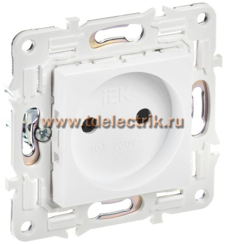 Фотография №1, SKANDY Розетка без з/к/ш 10А SK-R02W арк. бел. IEK