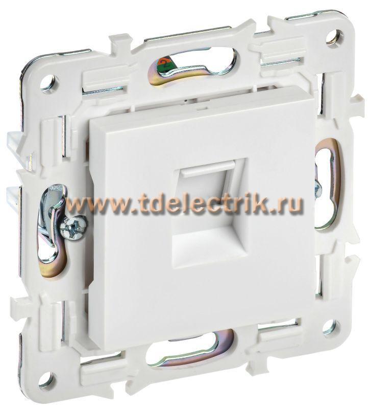 Фотография №1, SKANDY Розетка комп. RJ45 кат.5E SK-K01W арк. бел. IEK