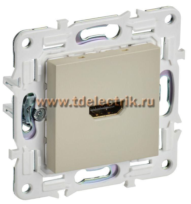 Фотография №1, SKANDY Розетка HDMI SK-H01B беж. IEK