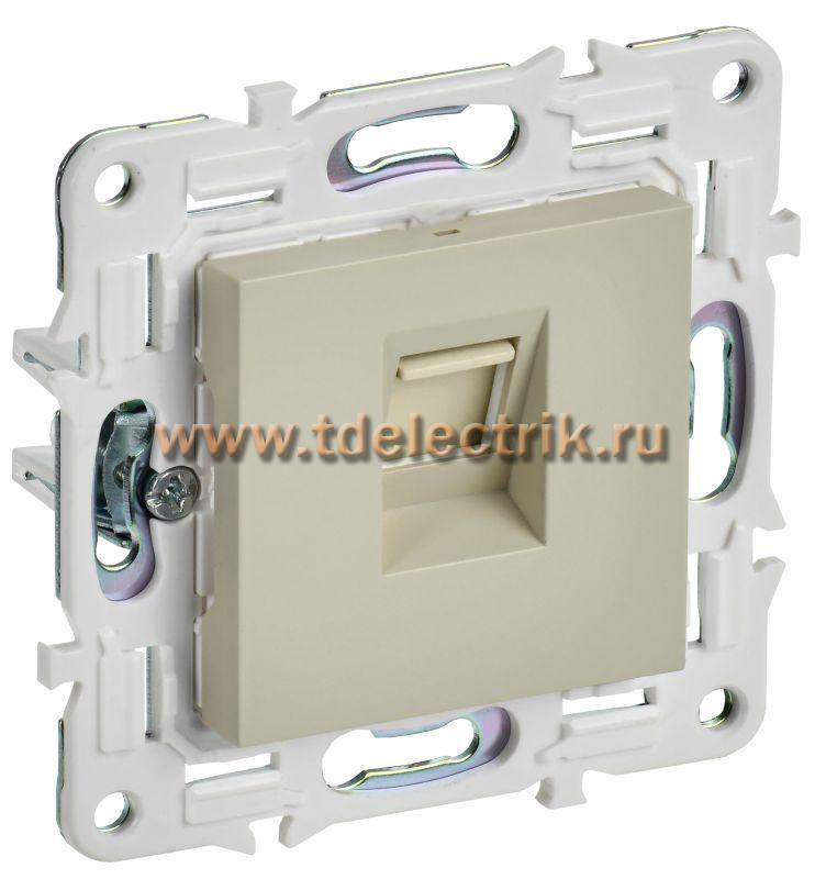 Фотография №1, SKANDY Розетка комп. RJ45 кат.5E SK-K01B беж. IEK