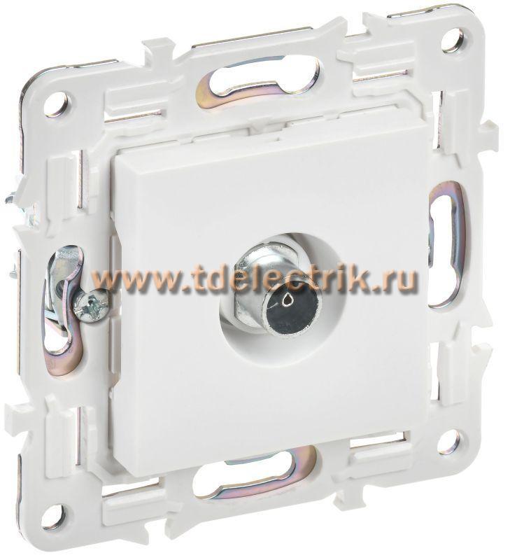 Фотография №1, SKANDY Розетка TV оконечная SK-A12W арк. бел. IEK