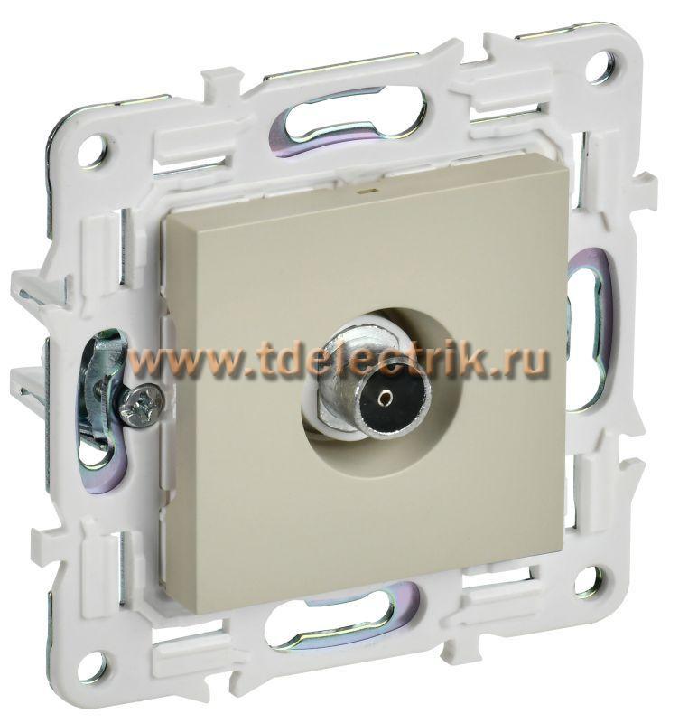 Фотография №1, SKANDY Розетка TV оконечная SK-A12B беж. IEK