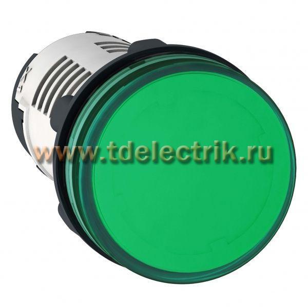 Фотография №1, Лампа сигнальная зелёная светодиодная 230В