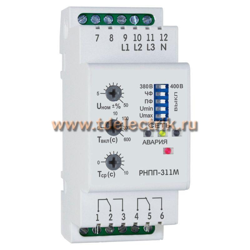 Фотография №1, Реле напряжения OptiDin РНПП-311М-24DC-УХЛ3.1