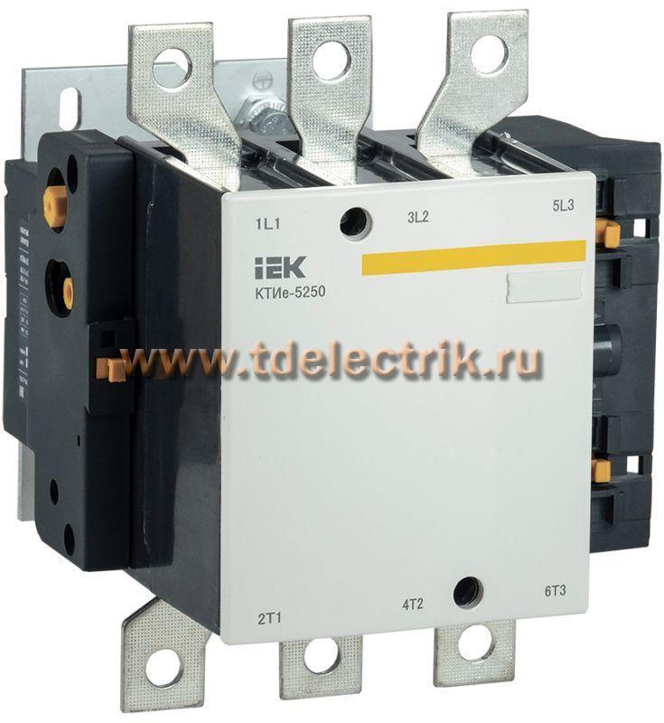 Фотография №1, Контактор КТИе-5200 200А 400В/АС3 IEK