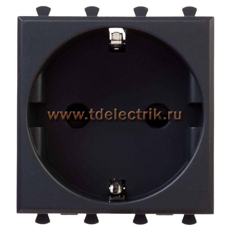 Фотография №1, Розетка модульная, 2P+E, с з/ш, 