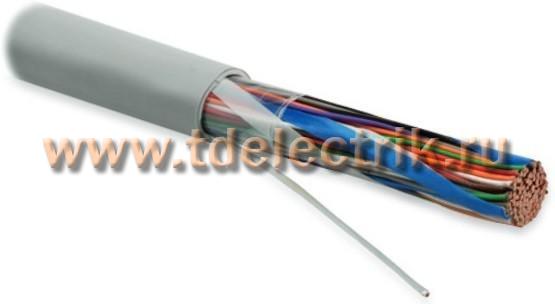 Фотография №1, Hyperline UUTP50-C3-S24-IN-LSZH-GY Кабель витая пара неэкранированная U/UTP категория 3 50 пар (24 AWG) одножильный (solid) LSZH нг(А)-HF -20°C до +60°C серый