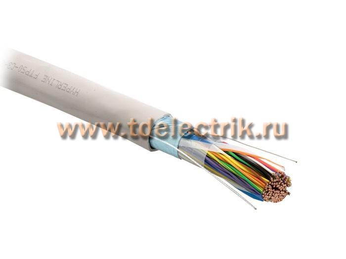 Фотография №1, Hyperline FUTP50-C3-S24-IN-LSZH-GY Кабель витая пара экранированная F/UTP категория 3 50 пар (24 AWG) одножильный (solid) экран - фольга LSZH нг(А)-HF –20°C - +60°C серый