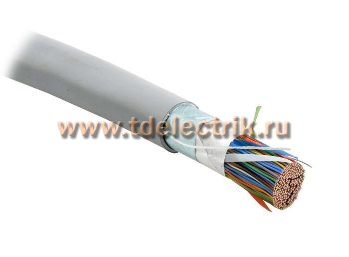 Фотография №1, Hyperline FUTP100-C3-S24-IN-LSZH-GY Кабель витая пара экранированная F/UTP категория 3 100 пар (24 AWG) одножильный (solid) экран-фольга LSZH нг(А)-HF -20°C - +60°C серый