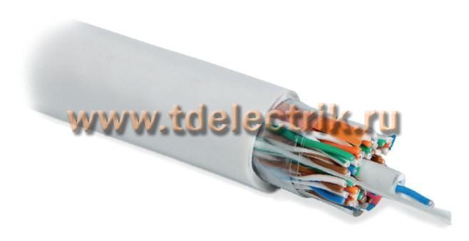 Фотография №1, Hyperline UUTP25W-C5-S24-IN-LSZH-GY Кабель витая пара U/UTP категория 5 25 пар (4 пары (24 AWG)х6 +1 пара (24 AWG)) 1 пара в LSZH оболочке одножильный (solid) LSZH нг(А)-HF –20°C – +60°C серый