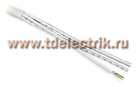 Фотография №1, Hyperline UUTP12W-C5-S24-IN-LSZH-GY Кабель витая пара неэкранированная U/UTP категория 5 12 пар (4 пары (24 AWG)х3) одножильный (solid) каждый 4х парник - LSZH оболочка LSZH нг(А)-HF –20°C - +60°C серый