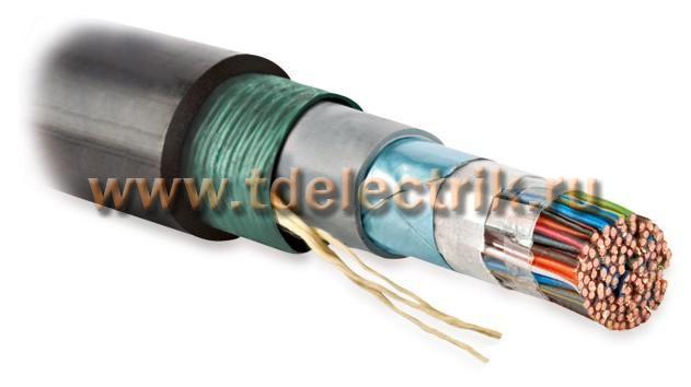 Фотография №1, Hyperline FUTP25-C3-S24-ARM-OUT-PE-BK Кабель витая пара экранированная F/UTP категория 3 25 пар (24 AWG) одножильный (solid) экран - фольга бронированный внешний PE черный