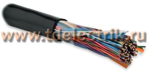 Фотография №1, Hyperline UUTP50-C3-S24-OUT-PE-BK (UTP50-C3-SOLID-OUTDOOR) Кабель витая пара неэкранированная U/UTP категория 3 50 пар (24 AWG) одножильный (solid) внешний UV PE -40°C - +50°C черный